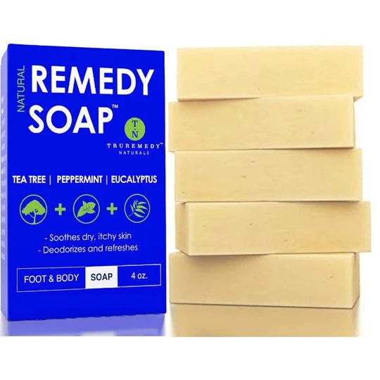 Remedy Natural Tea Tree Oil & Peppermint Soap Bar - 5 Pack