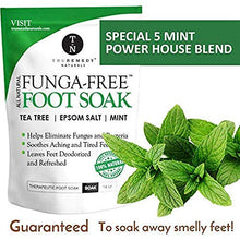 Natural Tea Tree Oil Foot Soak with Epsom Salt & Mint - 14 Ounce (2 Pack)